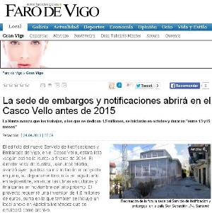 Servicio Común Notificaciones y Embargos Faro de Vigo